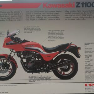 1983 Kawasaki GPz1100A1 Sales Brochure