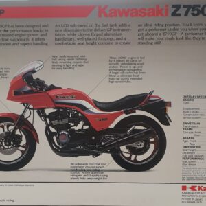 1983 Kawasaki GPz750 Sales Brochure