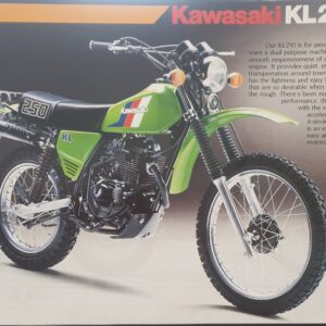 1983 Kawasaki KL250C1 Sales Brochure