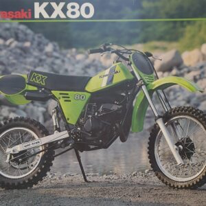 1982 Kawasaki KX80 Sales Brochure