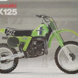 1981 Kawasaki KX125 Sales Brochure