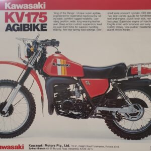 1981 Kawasaki KV175 AGIBIKE Sales Brochure.