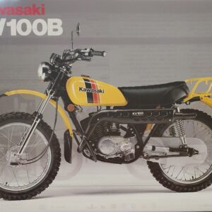 1981 Kawasaki KV100 B6 Sales Brochure