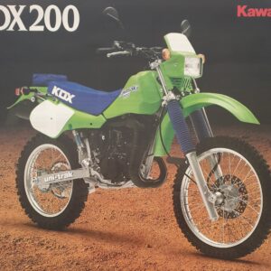 1986 Kawasaki KDX200 Sales Brochure