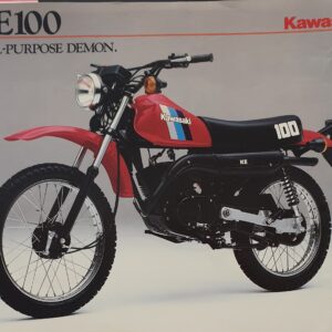 1986 Kawasaki KE100-B3 Sales Brochure