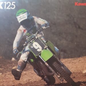 1986 KAWASAKI KX125 SALES BROCHURE