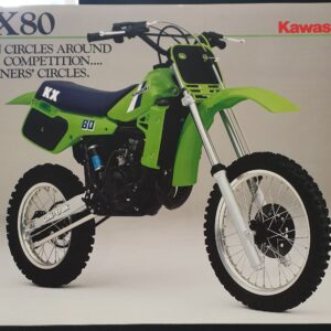KAWASAKI 1984 KX80-F2 SALES BROCHURE