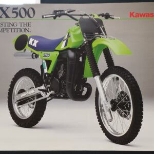 1984 KAWASAKI KX500-A2 SALES BROCHURE