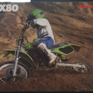 1985 KAWASAKI KX80-E3 SALES BROCHURE