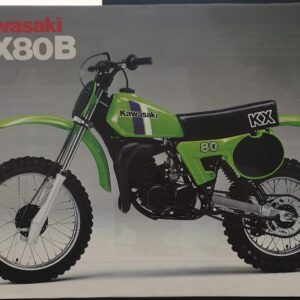 1985 KAWASAKI KX80-B2 SALES BROCHURE