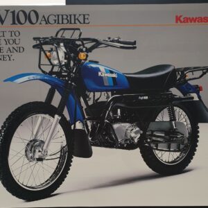 1985 KAWASAKI KV100-B10 AGIBIKE SALES BROCHURE