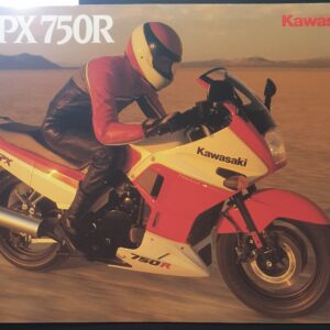 1987 KAWASAKI GPX750R SALES BROCHURE