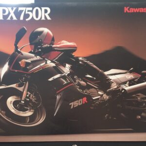 1987 KAWASAKI GPX750R SALES BROCHURE