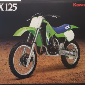 1987 KAWASAKI KX125E SALES BROCHURE