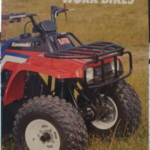 1992 KAWASAKI 'WORK BIKES' KLF & KV SALES BROCHURE