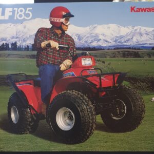 1986 KAWASAKI KLF185-A2 SALES BROCHURE