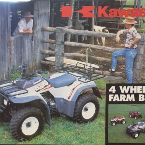 KAWASAKI 4 WHEELED FARM BIKES SALES BROCHURE