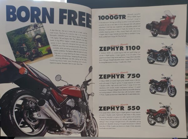 1994 KAWASAKI MODEL GUIDE SALES BOOKLET - zPower Australia