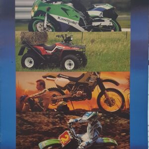 1989 KAWASAKI DEALERSHIP MODEL GUIDE SALES BOOKLET