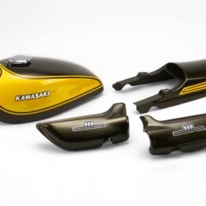 Z1/Z2 '73 Model Yellow Ball Exterior 4-Piece Set (16L). European Yellow and Green.